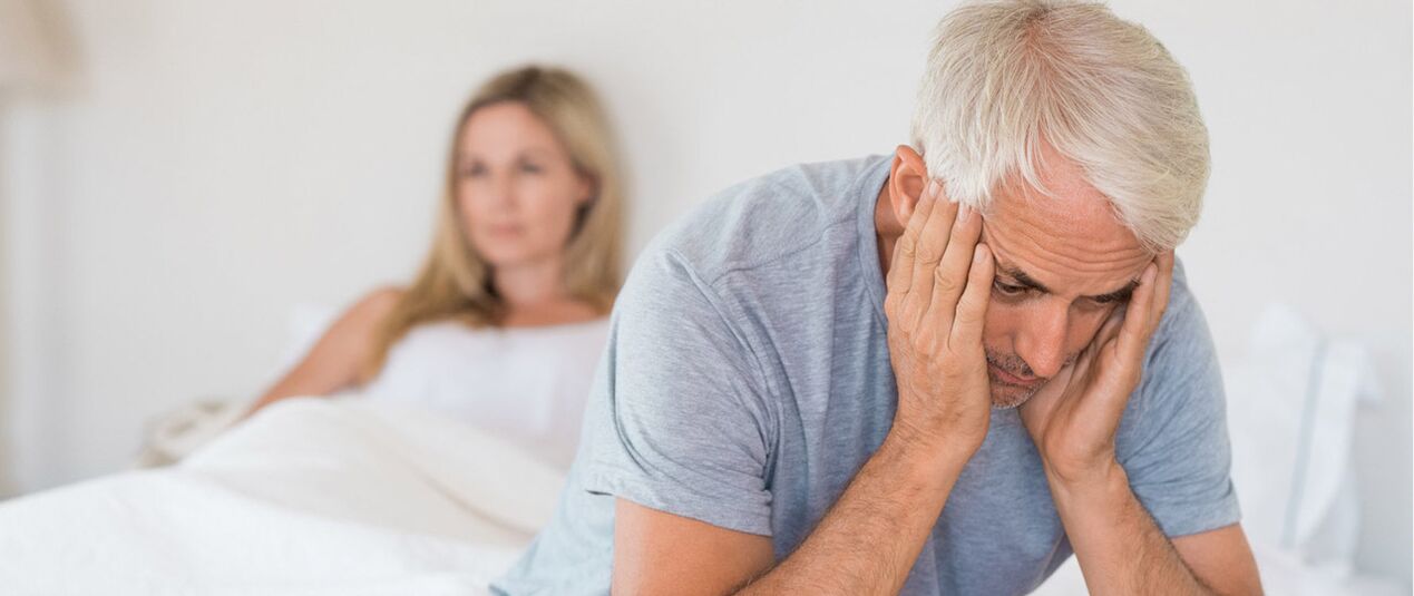 Erectiestoornissen bij een man na 60 jaar