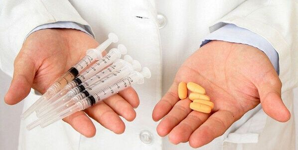 Injectie van medicatie of orale toediening