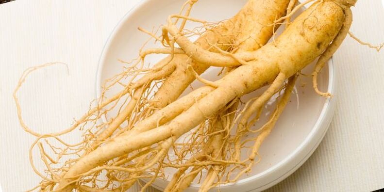 ginseng om de potentie te vergroten