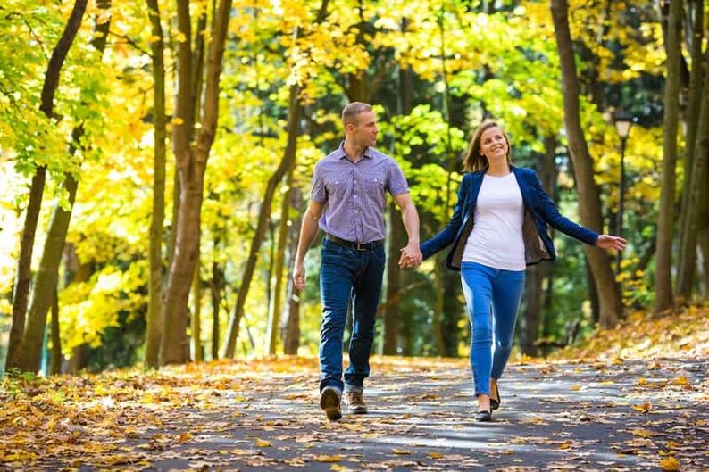 Wandelen verhoogt de potentie